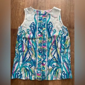 Lily Pulitzer Iona Shell silk top